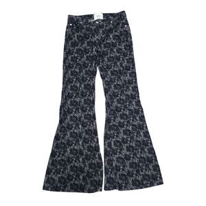 Urban Outfitters BDG Jeans Size 26 Extreme Flare Lace‎ Print Corduroy Pants